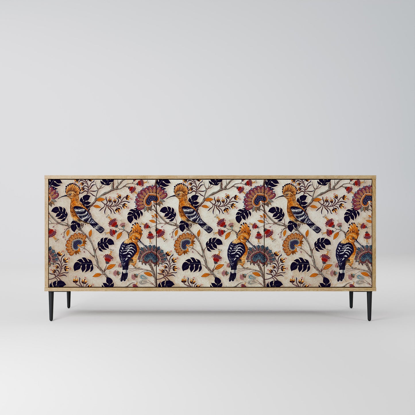 EMINENT HOOPOE 3-Door Sideboard in Oak Effect