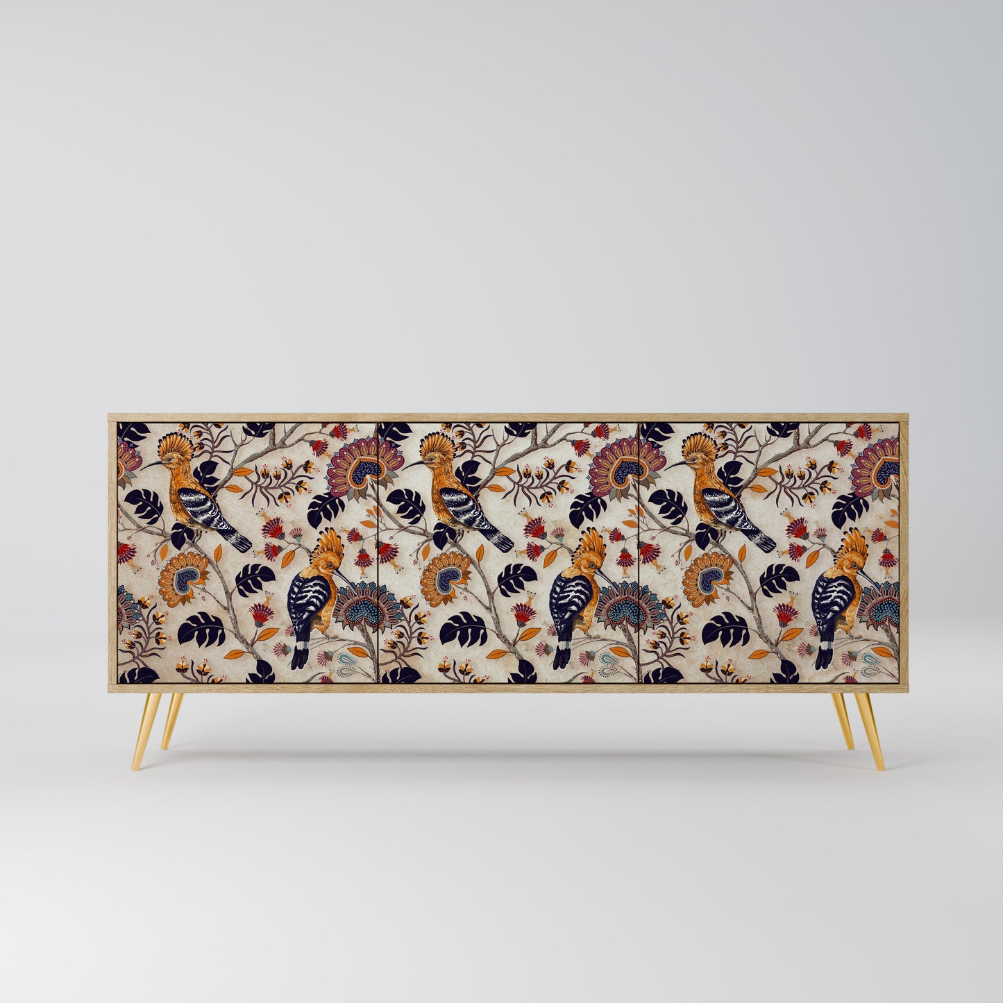 EMINENT HOOPOE 3-Door Sideboard in Oak Effect