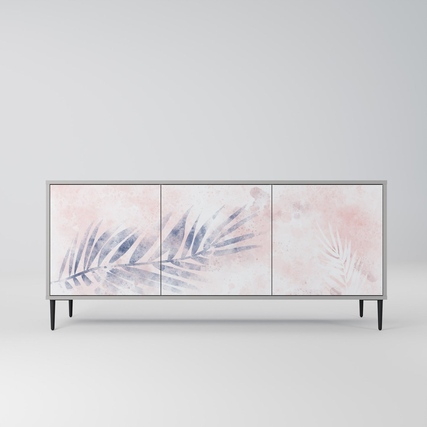 TIMELESS FLOAT 3-Door Sideboard in Grey Finish