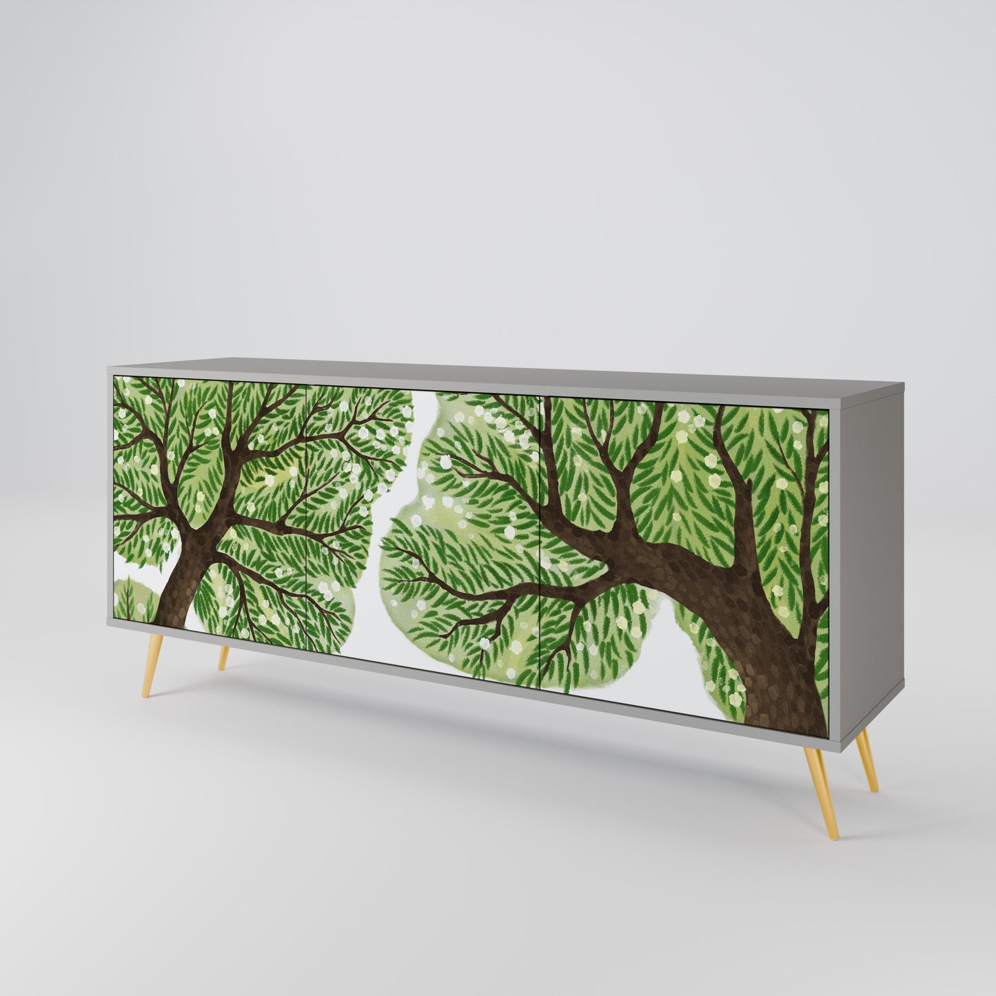 Credenza a 3 ante WILDERNESS DASH in finitura grigia