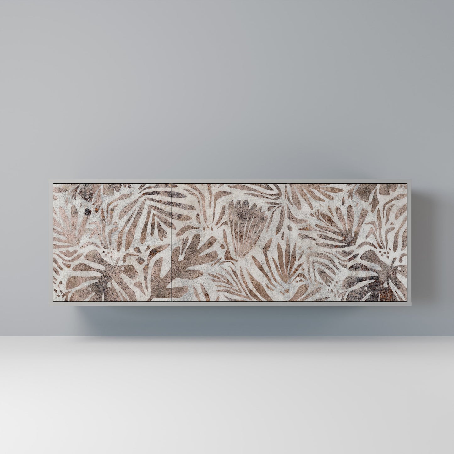 PASSING TIME 3-Door Sideboard in Grey Finish