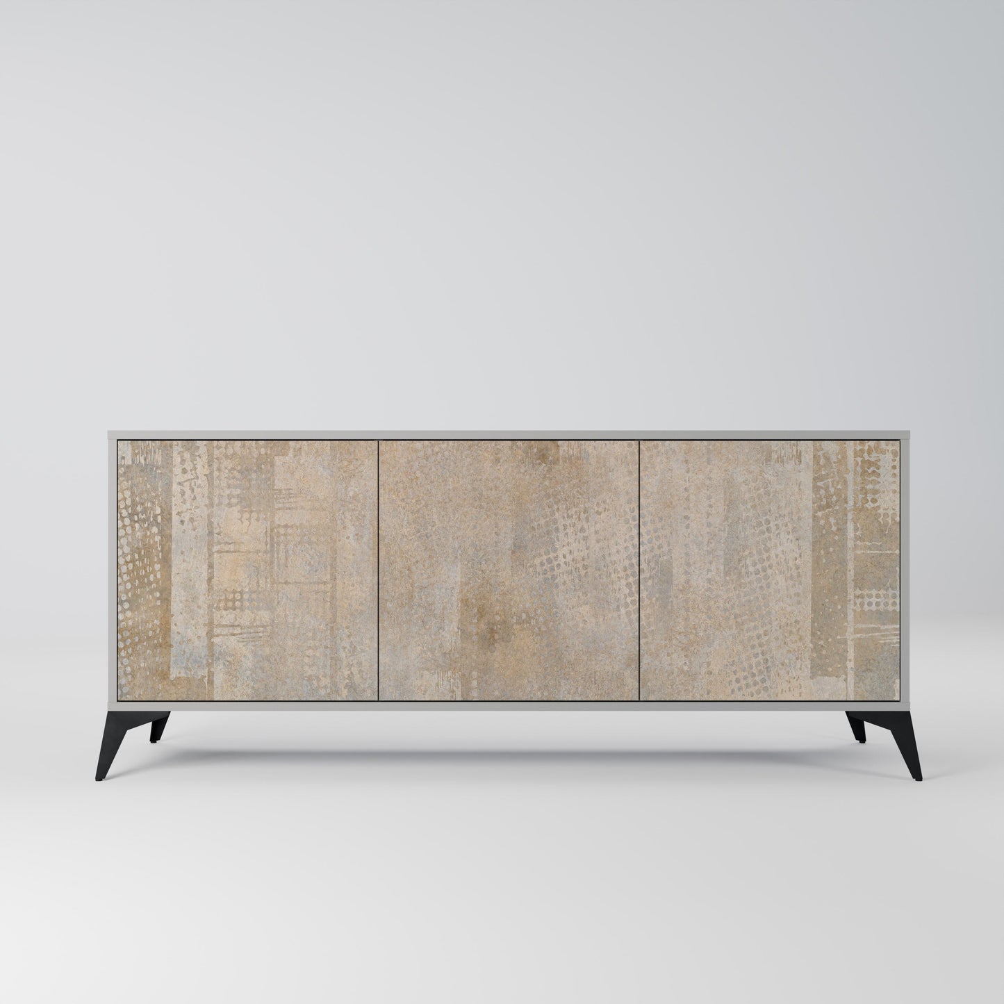 ERRORE SCHERMO Credenza a 3 ante in finitura grigia