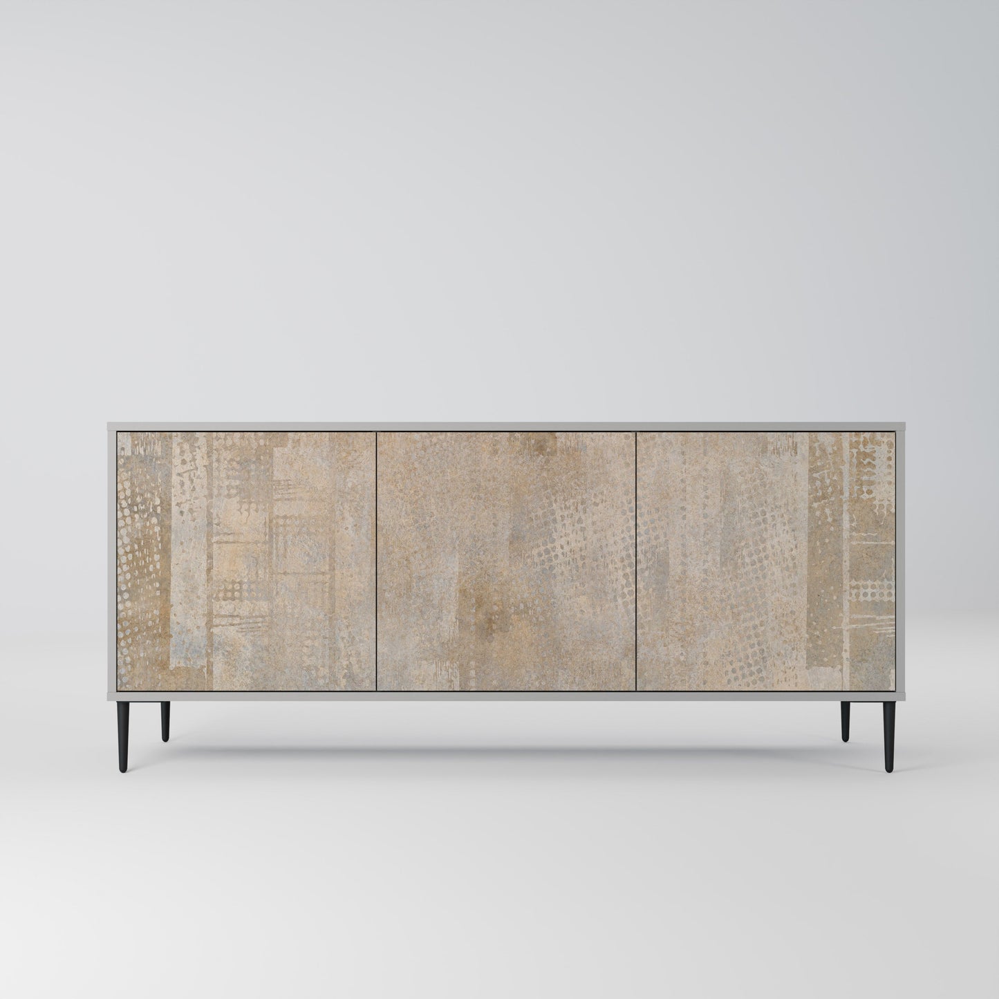 ERRORE SCHERMO Credenza a 3 ante in finitura grigia