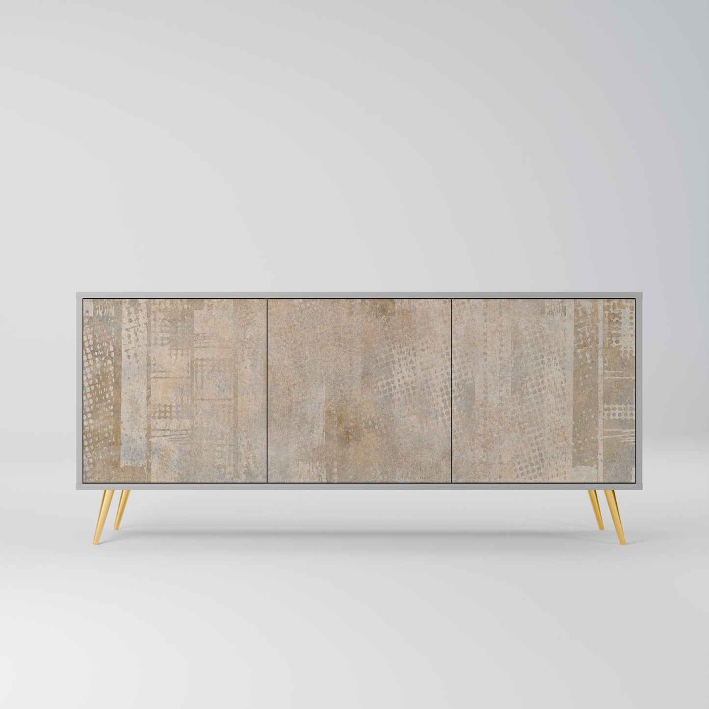 ERRORE SCHERMO Credenza a 3 ante in finitura grigia