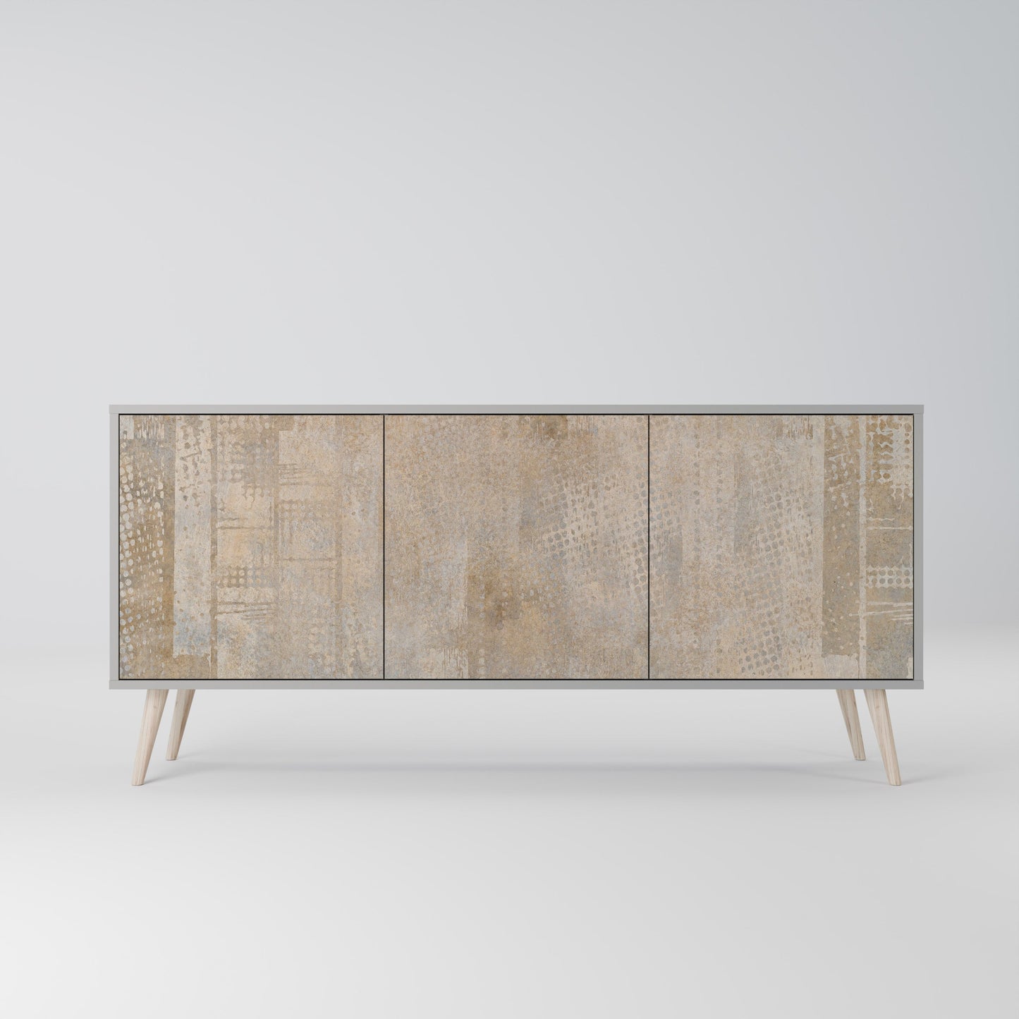 ERRORE SCHERMO Credenza a 3 ante in finitura grigia