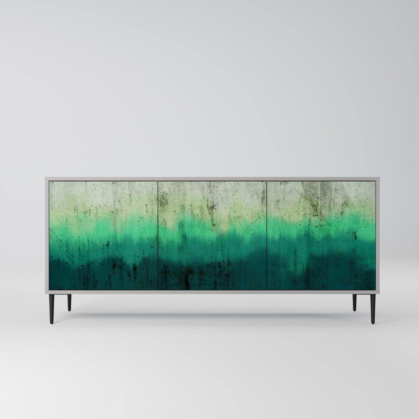 NORTHERN LIGHTS 3-Door Sideboard in Grey Finish