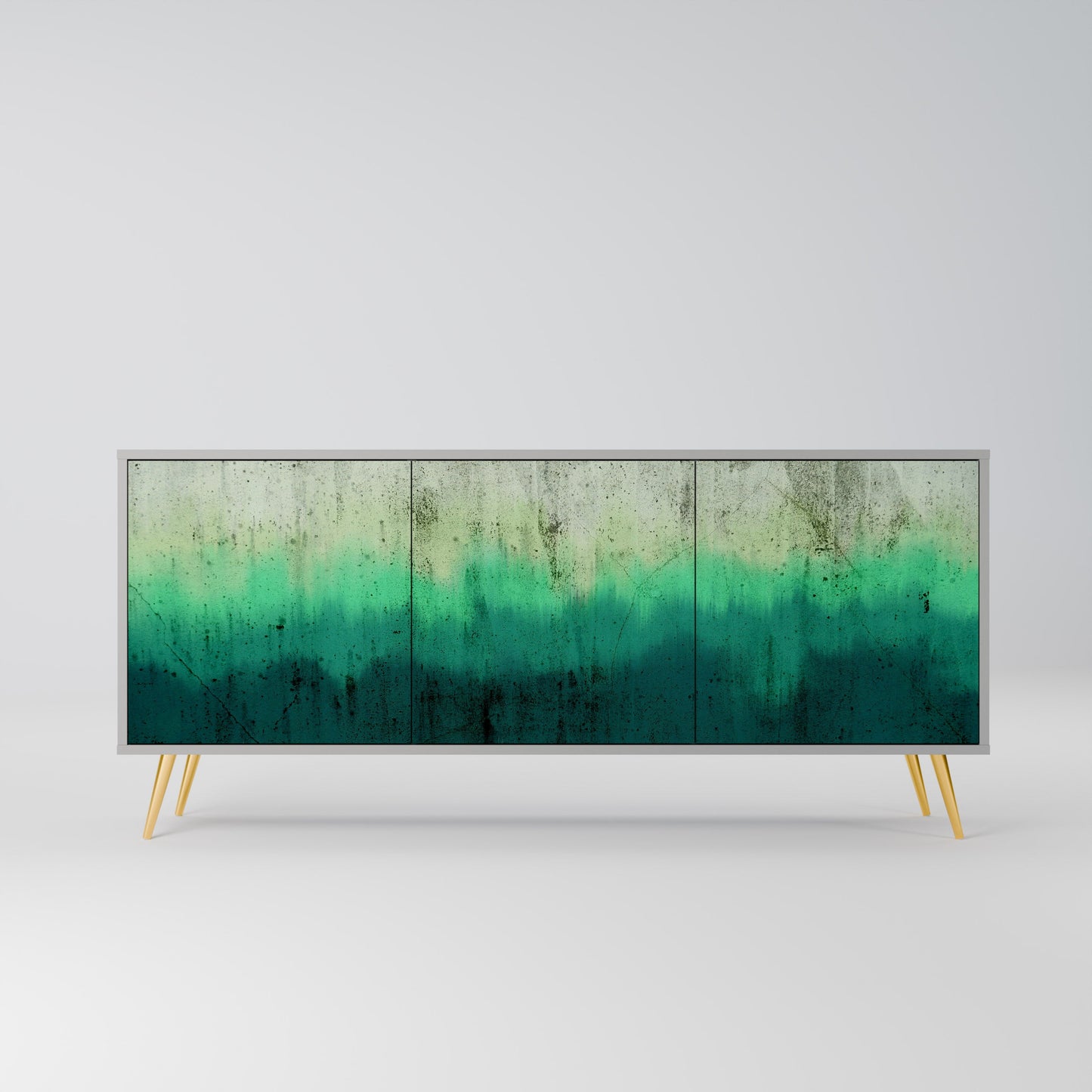 NORTHERN LIGHTS 3-Door Sideboard in Grey Finish