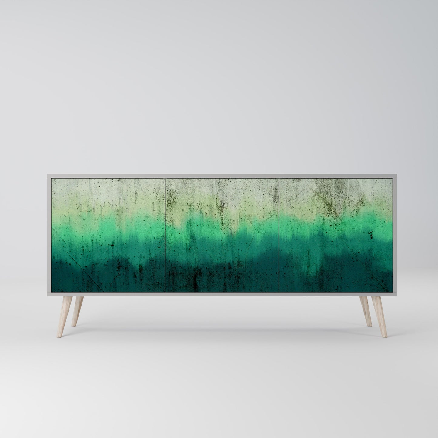 NORTHERN LIGHTS 3-Door Sideboard in Grey Finish