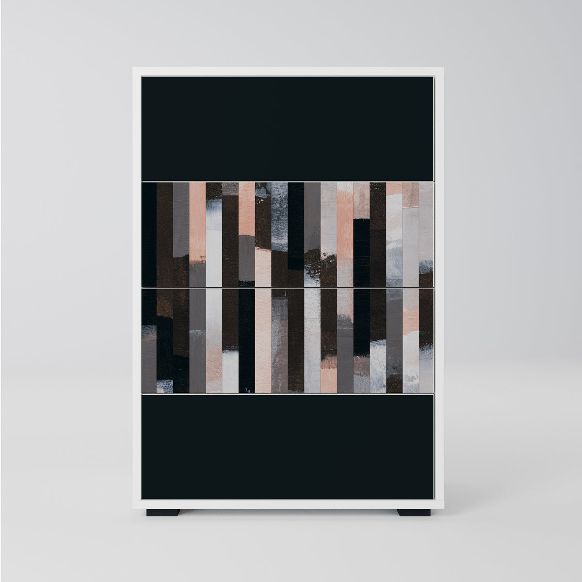 COLLAGE OF RECTANGLES Cassettiera