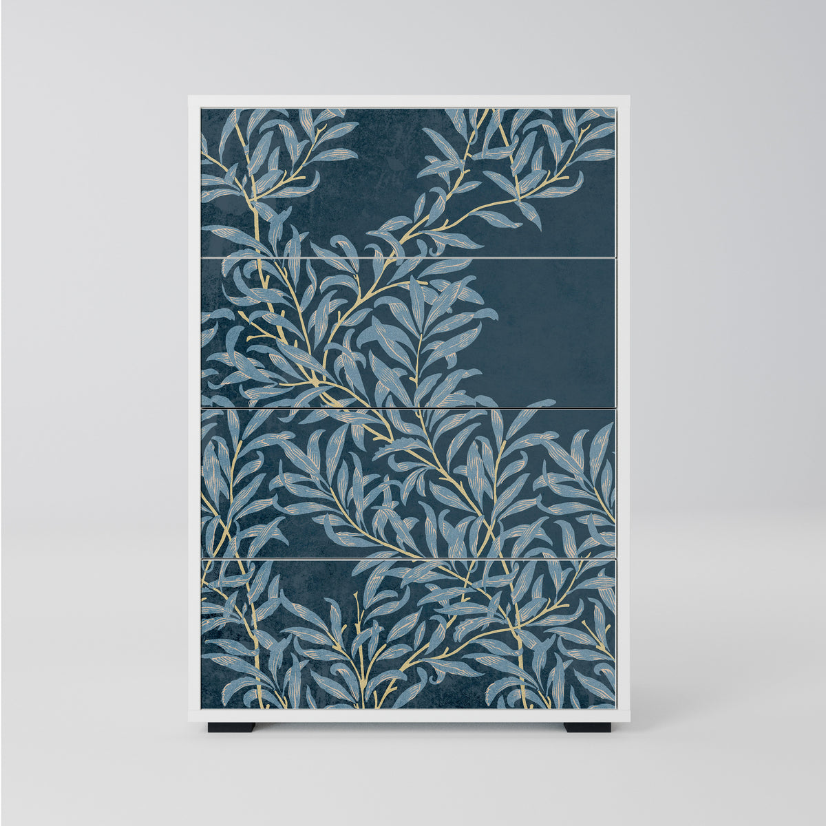 BLUE LEAVES Cassettiera