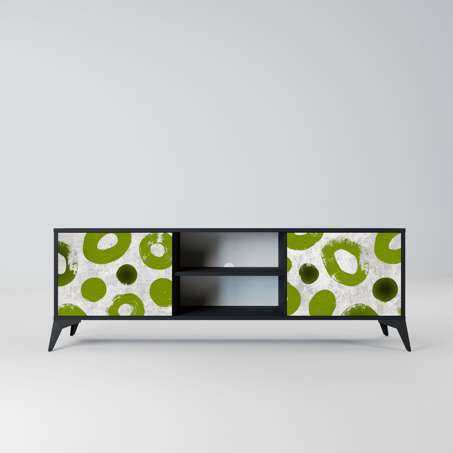 GREEN RHAPSODY Mobile TV a 2 ante con finitura nera
