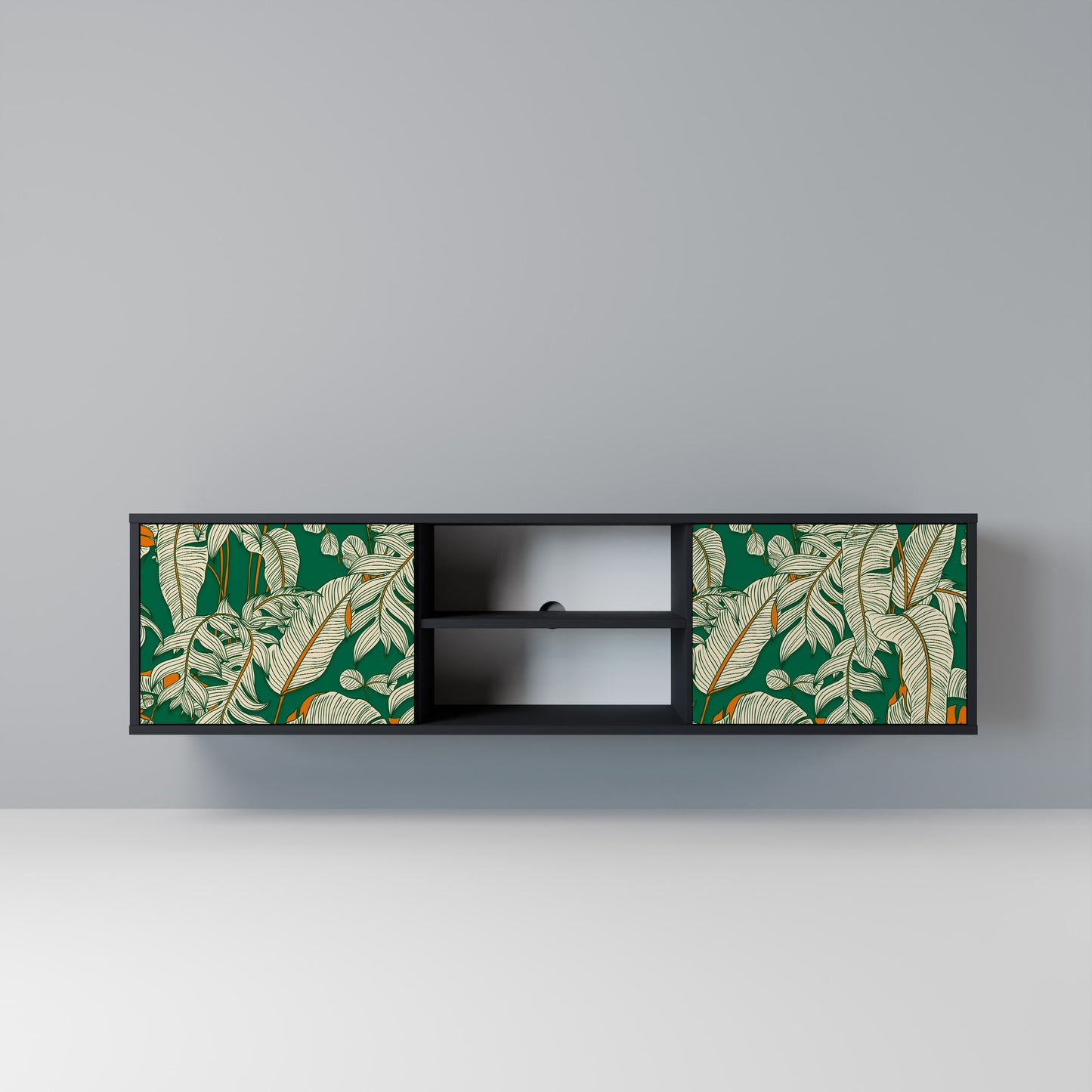 VERDANT PLEASURES Mobile TV a 2 Ante in Finitura Nera