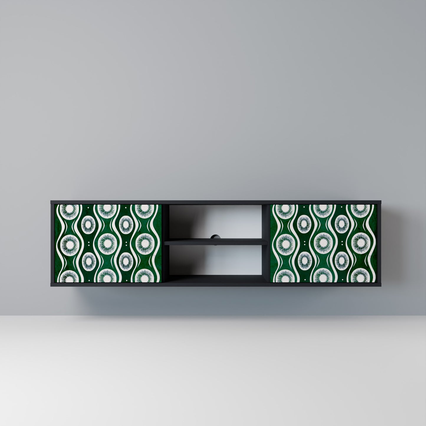GREEN EYES Mobile TV a 2 Ante in Finitura Nera