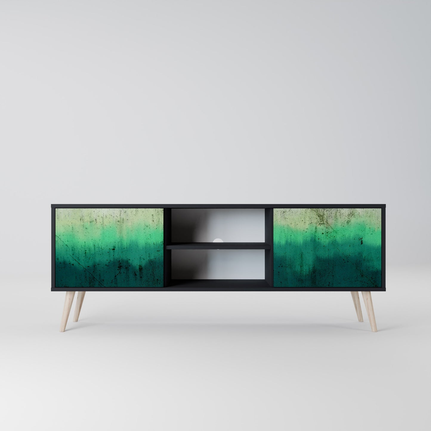 Mobile TV a 2 ante NORTHERN LIGHTS in finitura nera