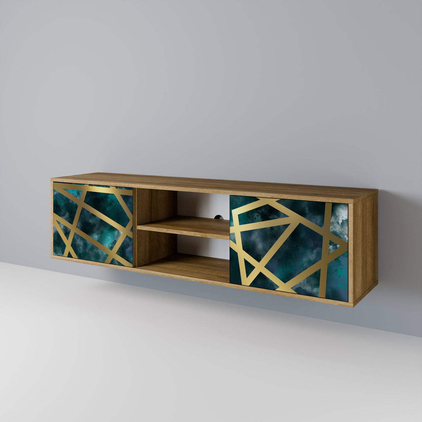 Mobile TV a 2 ante THE LABYRINTH OF GOLD in effetto rovere