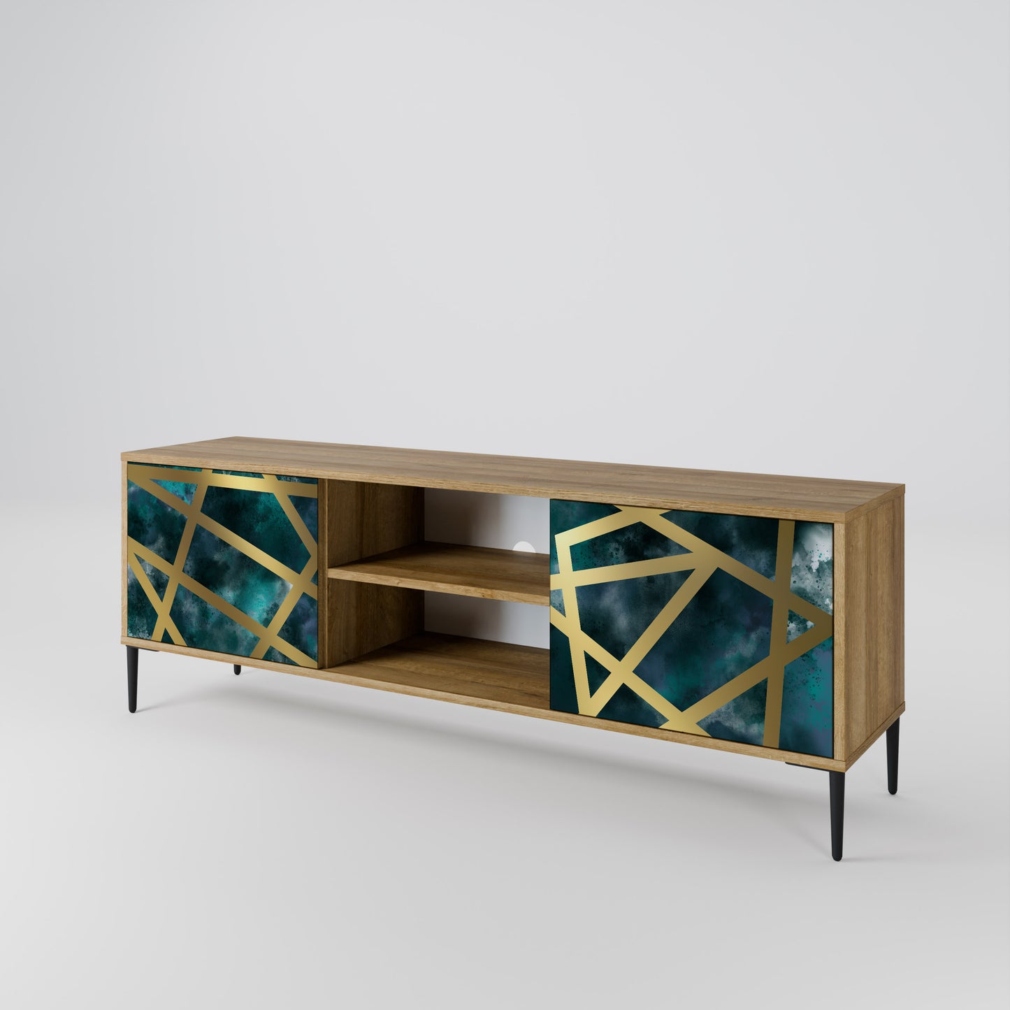 Mobile TV a 2 ante THE LABYRINTH OF GOLD in effetto rovere