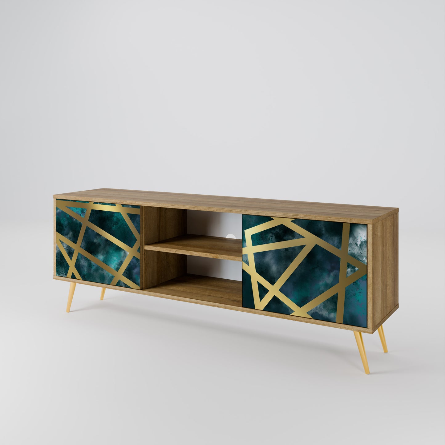 Mobile TV a 2 ante THE LABYRINTH OF GOLD in effetto rovere