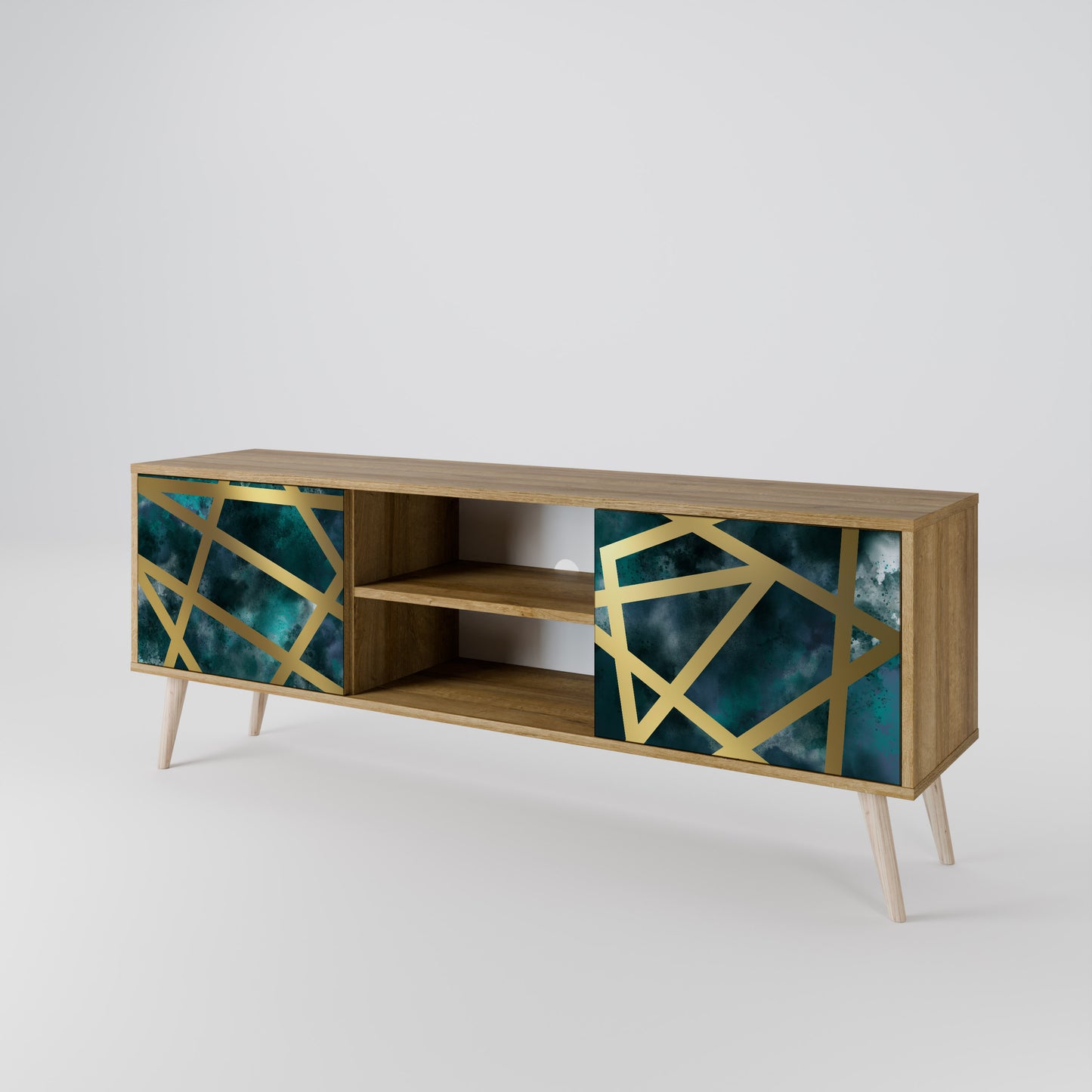 Mobile TV a 2 ante THE LABYRINTH OF GOLD in effetto rovere
