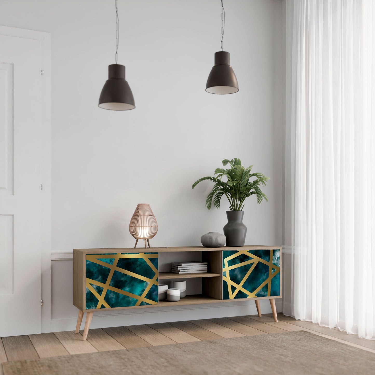 Mobile TV a 2 ante THE LABYRINTH OF GOLD in effetto rovere