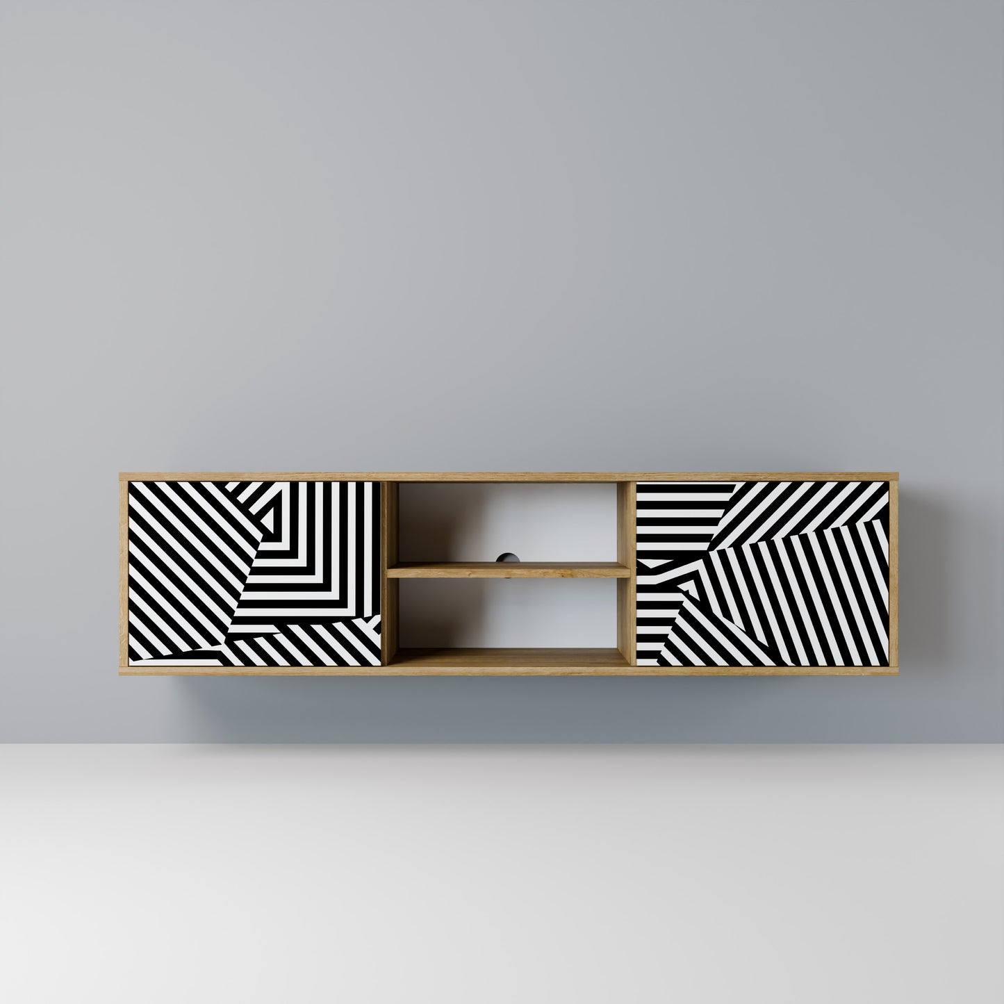 Mobile TV ILLUSIONARY LATTICE a 2 ante in effetto rovere