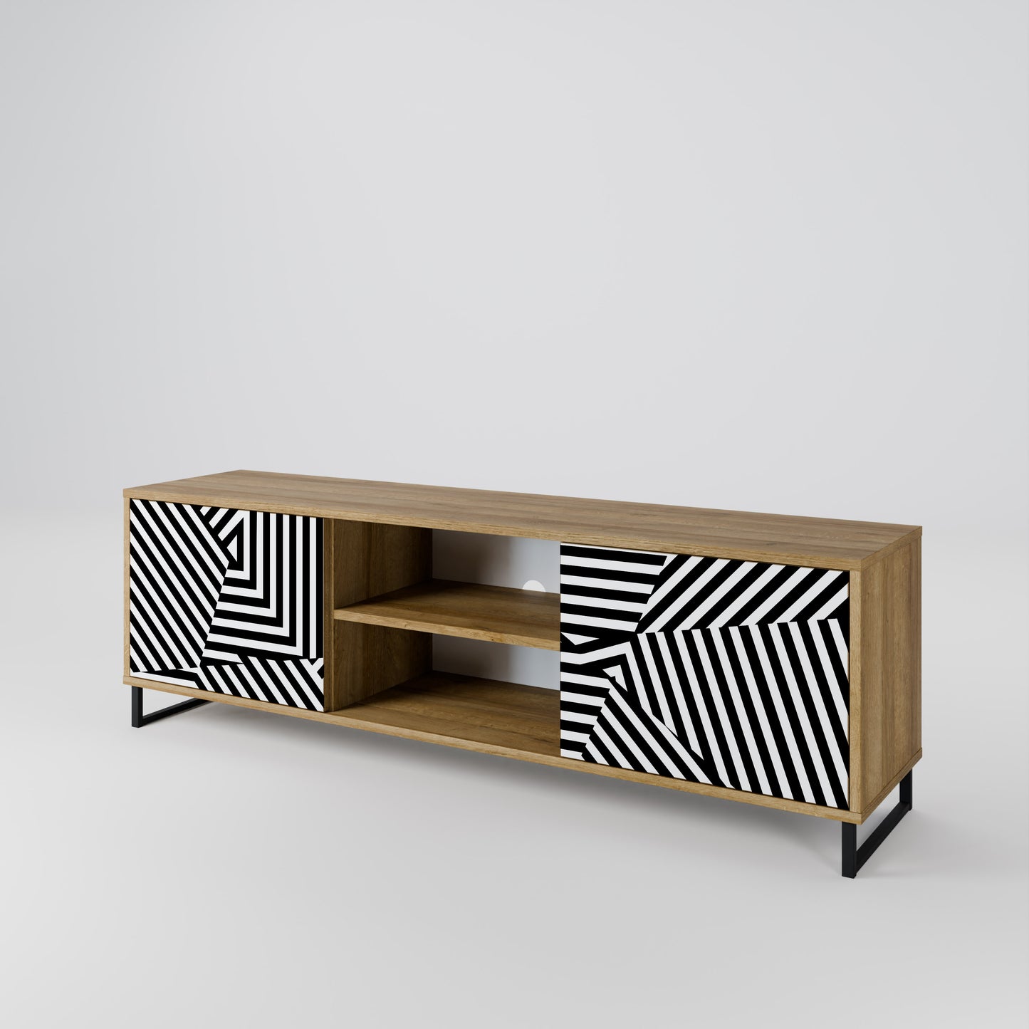 Mobile TV ILLUSIONARY LATTICE a 2 ante in effetto rovere
