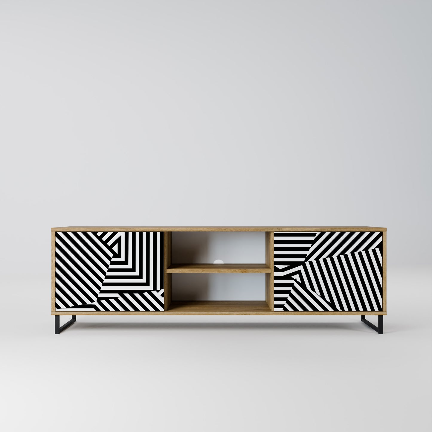 Mobile TV ILLUSIONARY LATTICE a 2 ante in effetto rovere