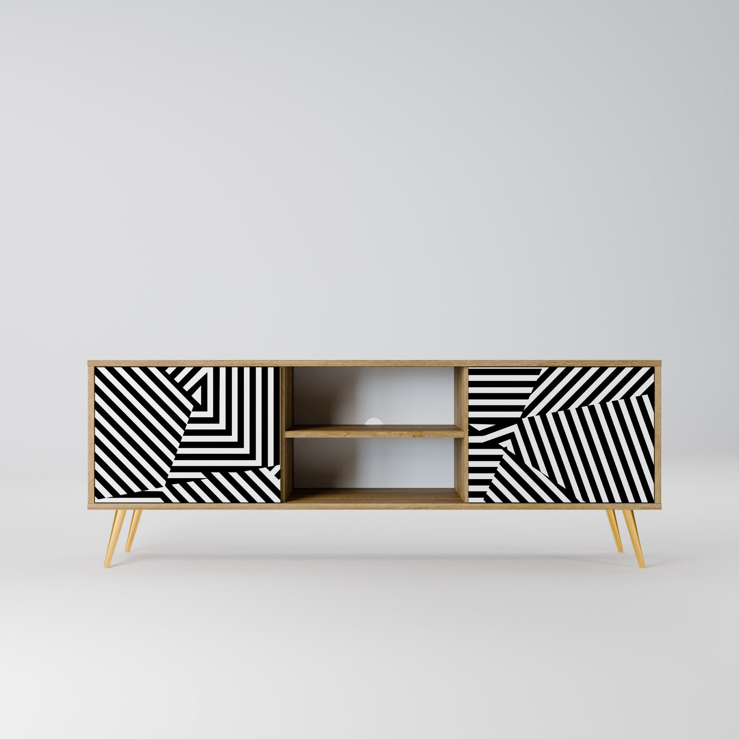 Mobile TV ILLUSIONARY LATTICE a 2 ante in effetto rovere