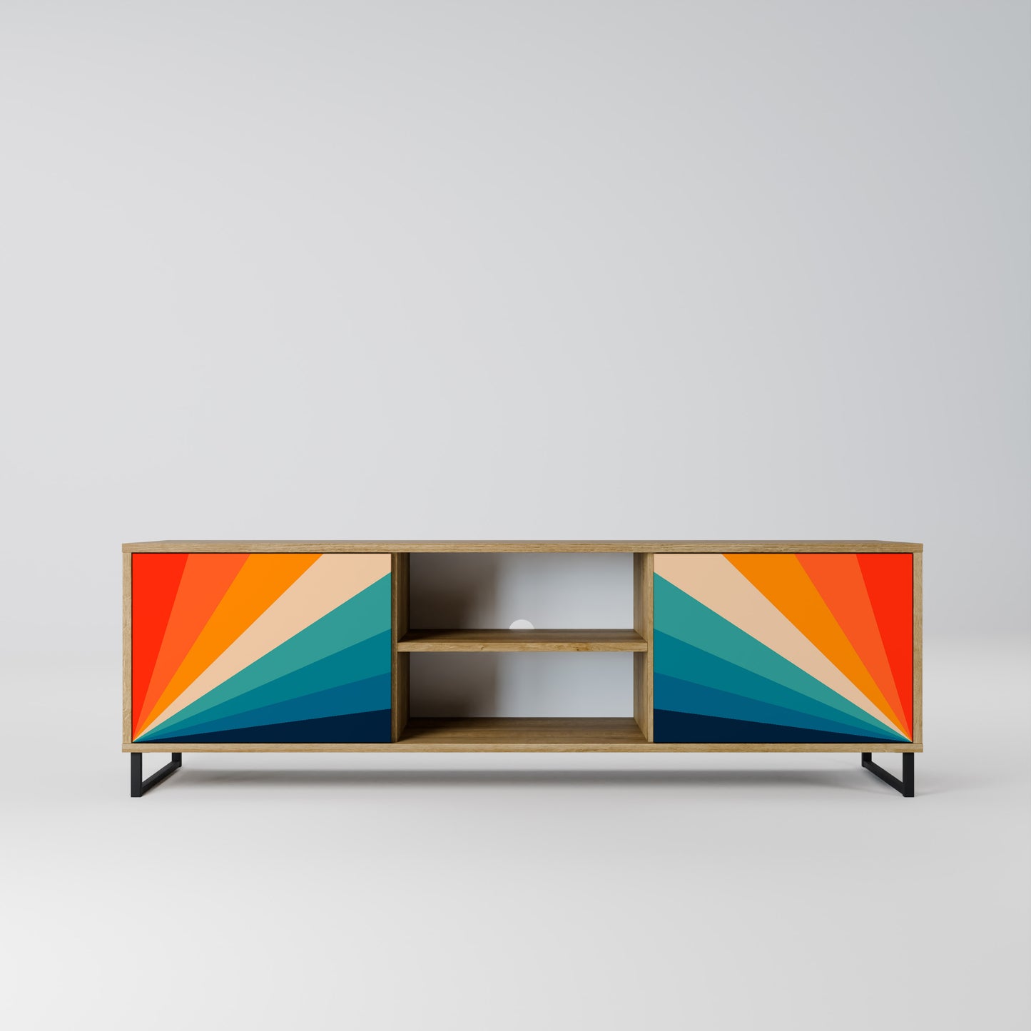 Mobile TV PRISM CONCUSSION a 2 ante in effetto rovere