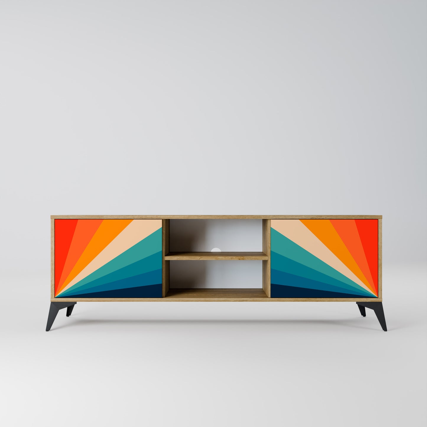 Mobile TV PRISM CONCUSSION a 2 ante in effetto rovere