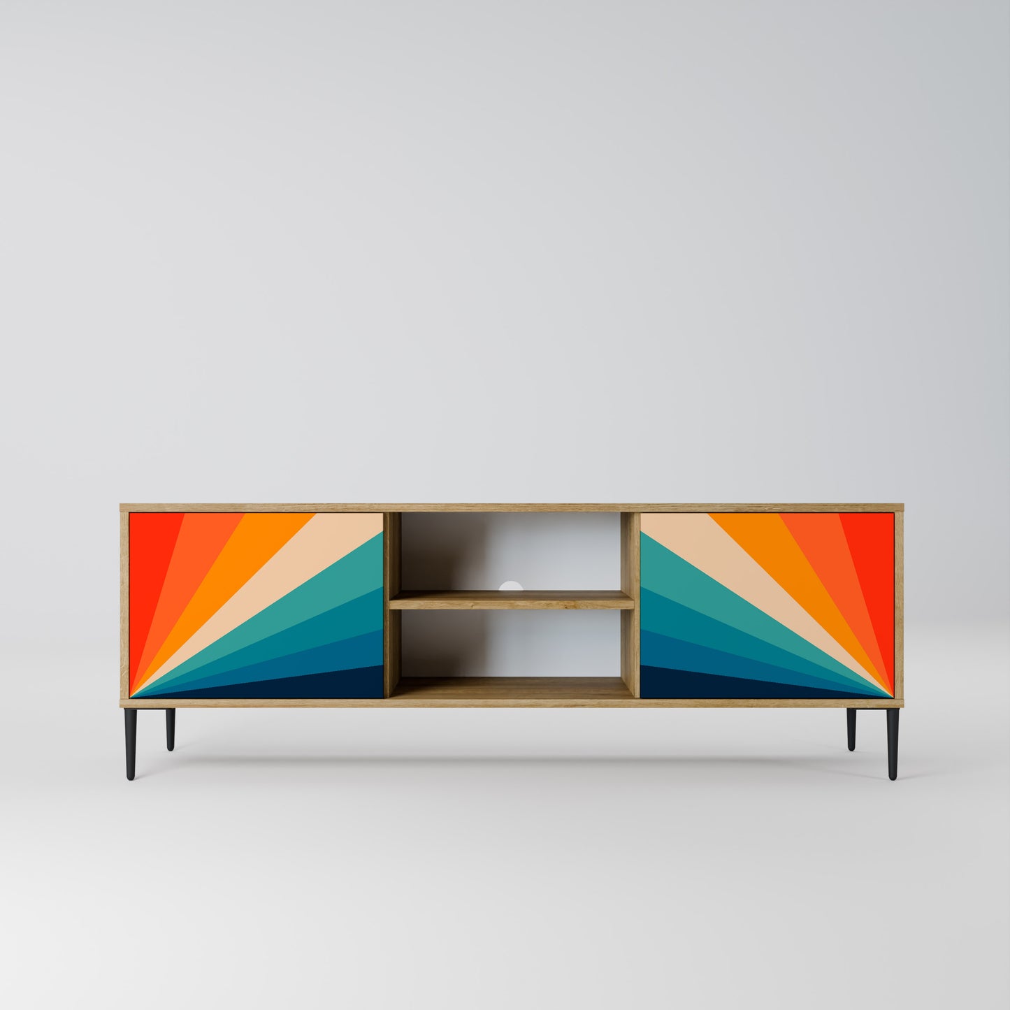 Mobile TV PRISM CONCUSSION a 2 ante in effetto rovere