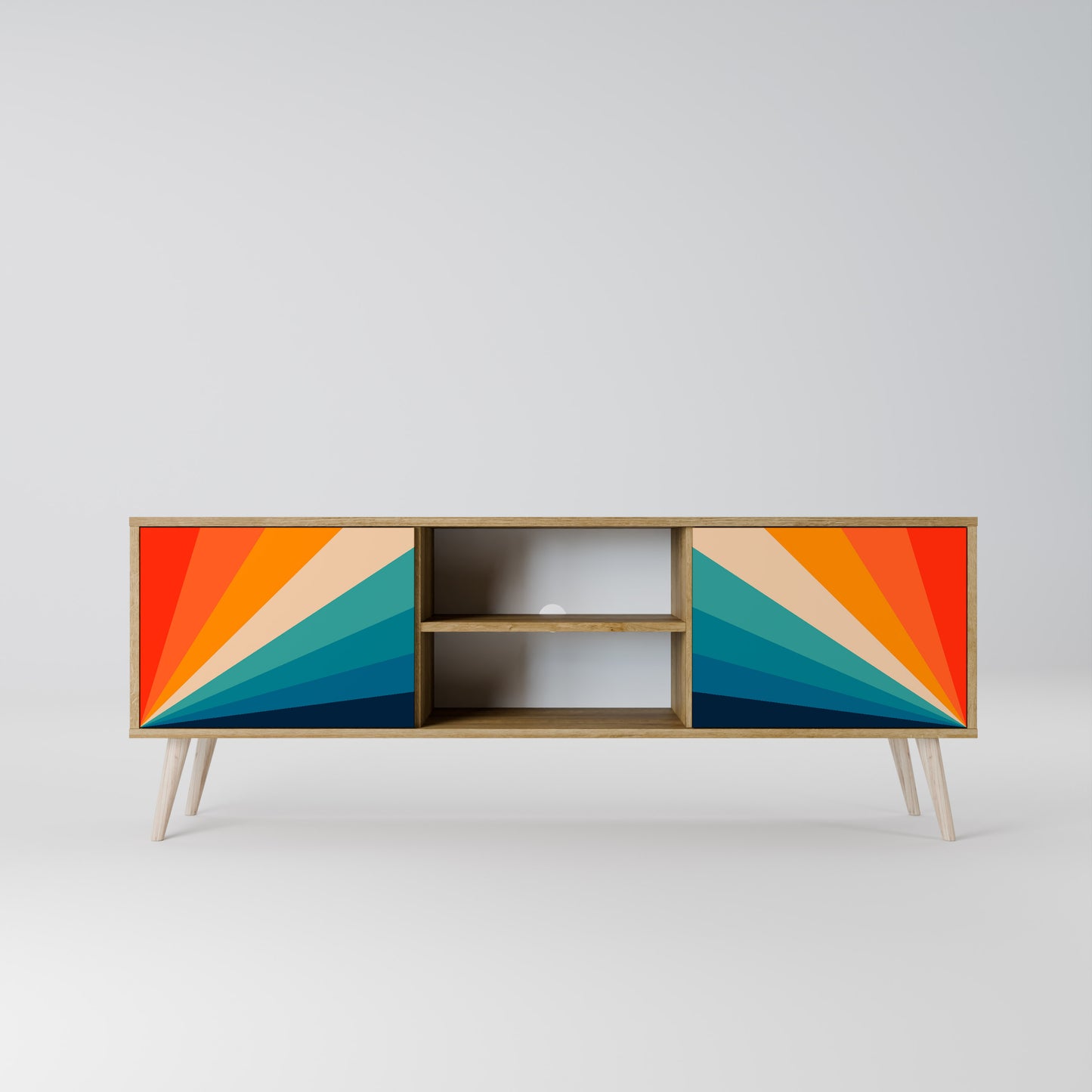 Mobile TV PRISM CONCUSSION a 2 ante in effetto rovere