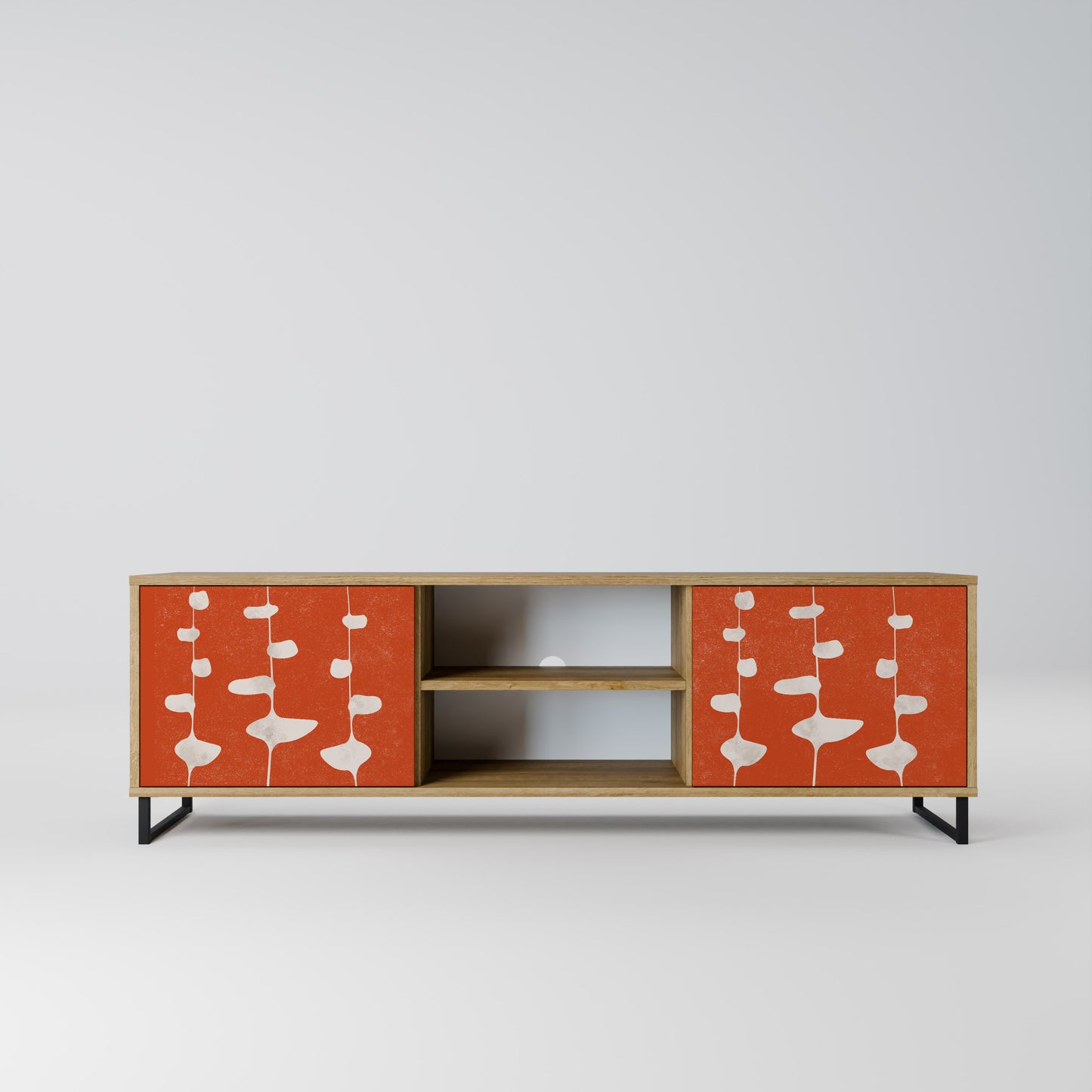 Mobile TV COURAGE MOLD a 2 ante in effetto rovere