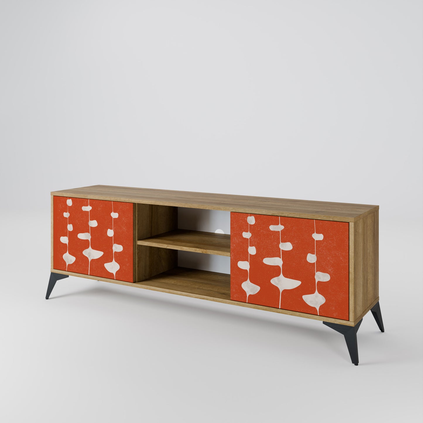 Mobile TV COURAGE MOLD a 2 ante in effetto rovere