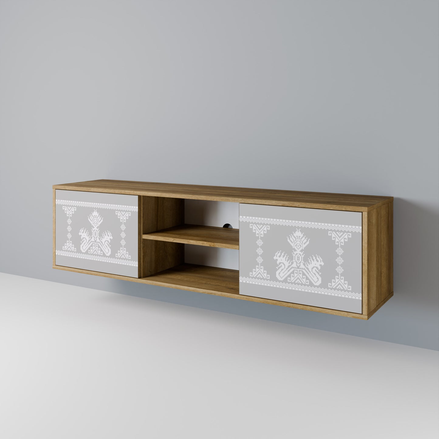 Mobile TV a 2 ante THAI GRAY effetto rovere