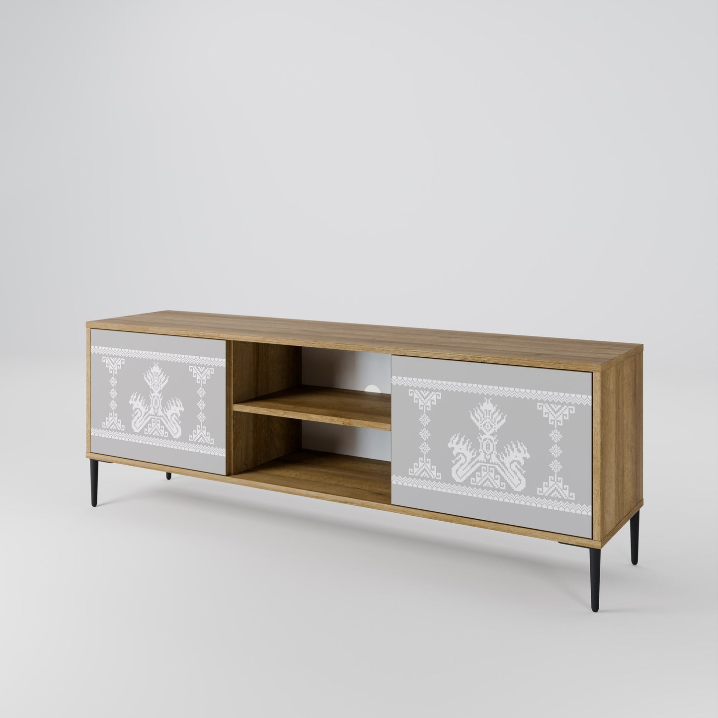 Mobile TV a 2 ante THAI GRAY effetto rovere