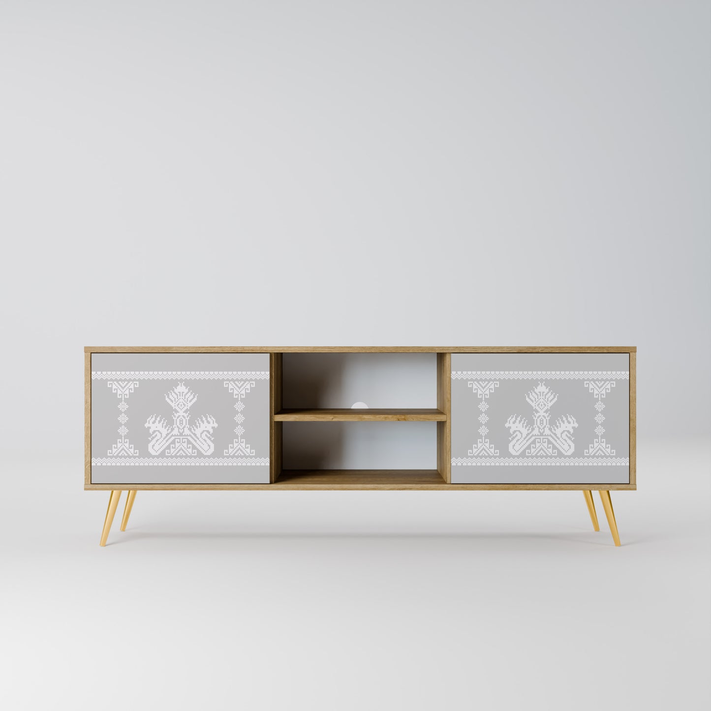 Mobile TV a 2 ante THAI GRAY effetto rovere