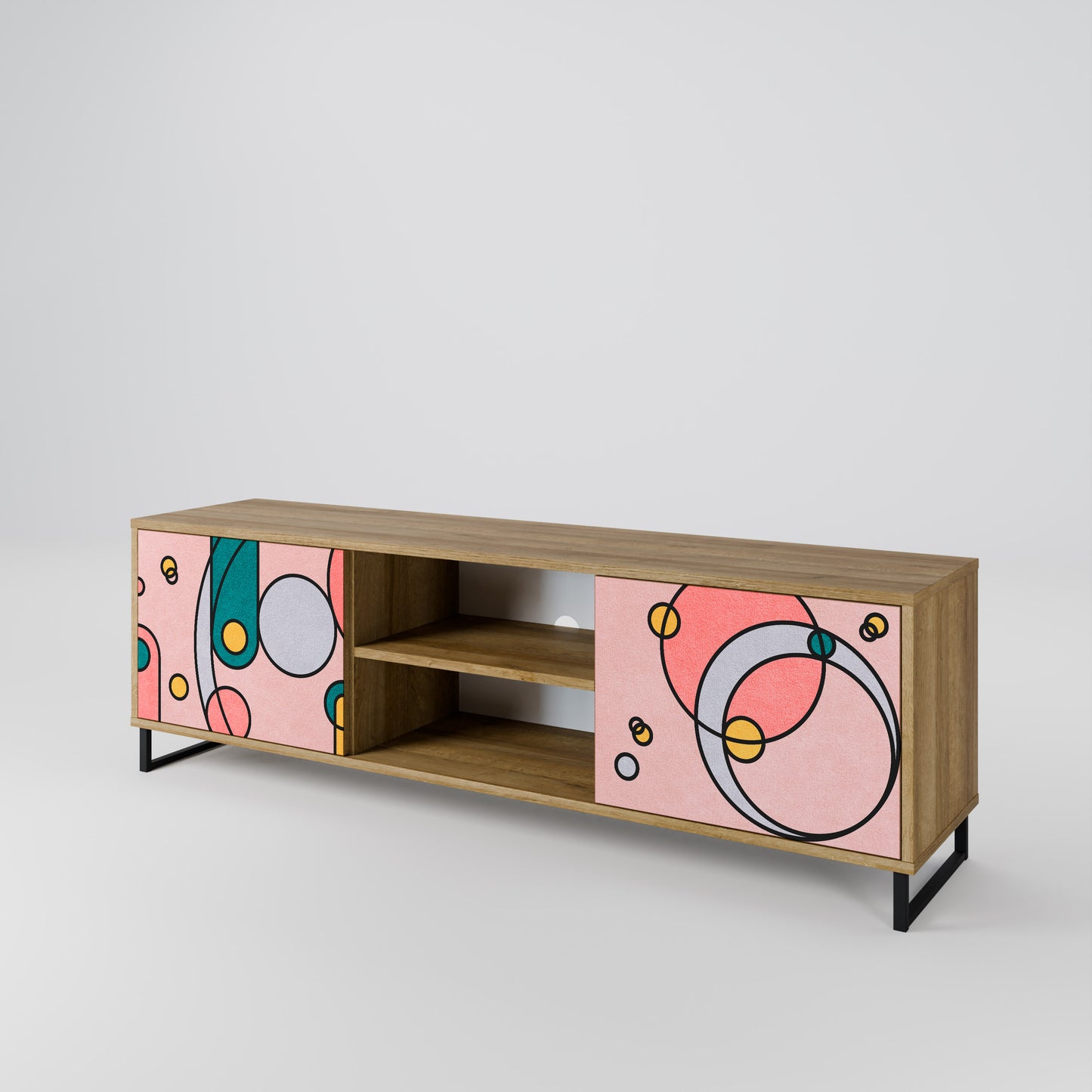 Mobile TV GOSSAMER ECHOES a 2 ante in effetto rovere