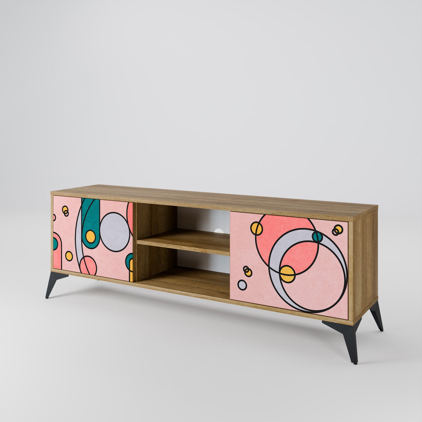 Mobile TV GOSSAMER ECHOES a 2 ante in effetto rovere