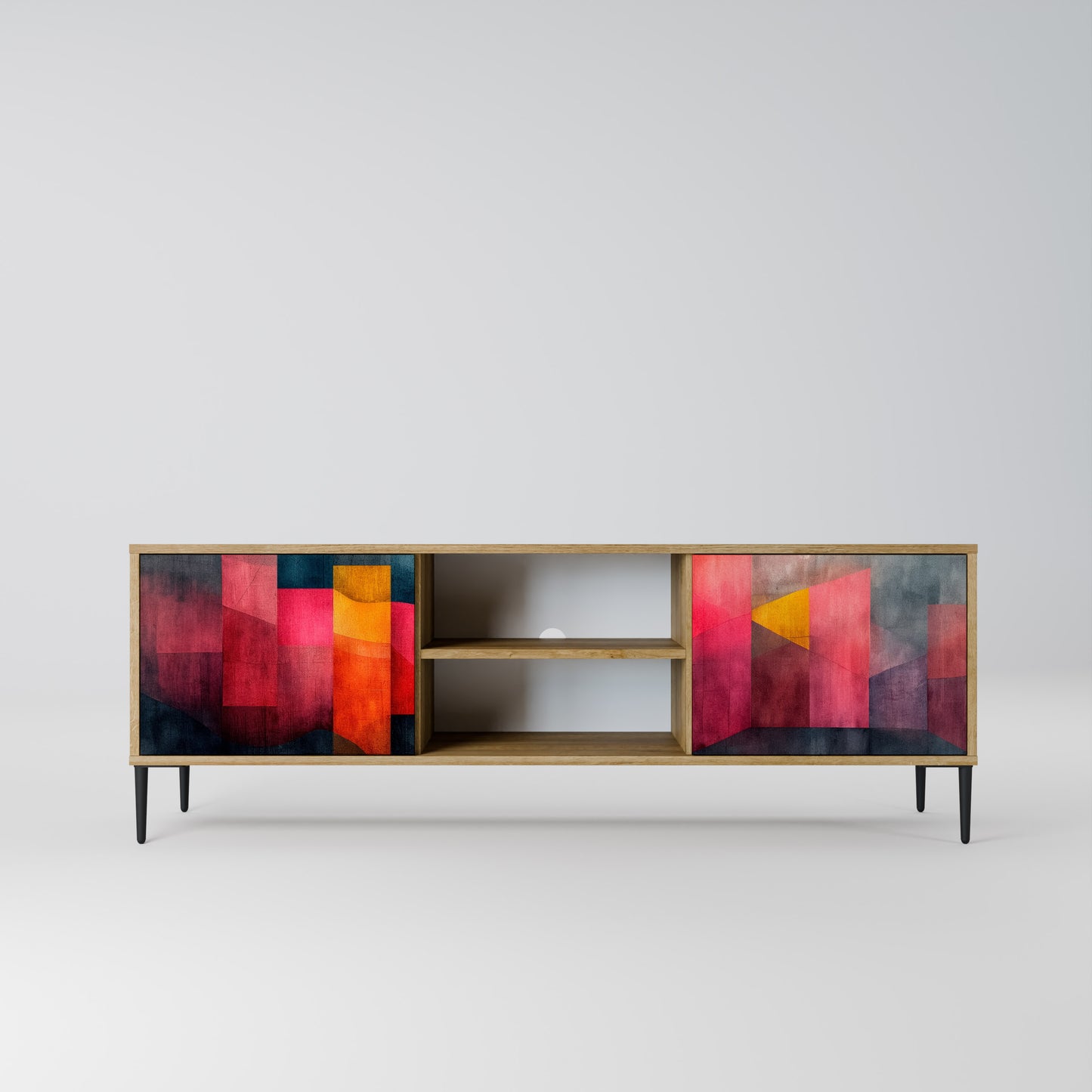 Mobile TV a 2 ante COLORFUL SOUNDS in effetto rovere
