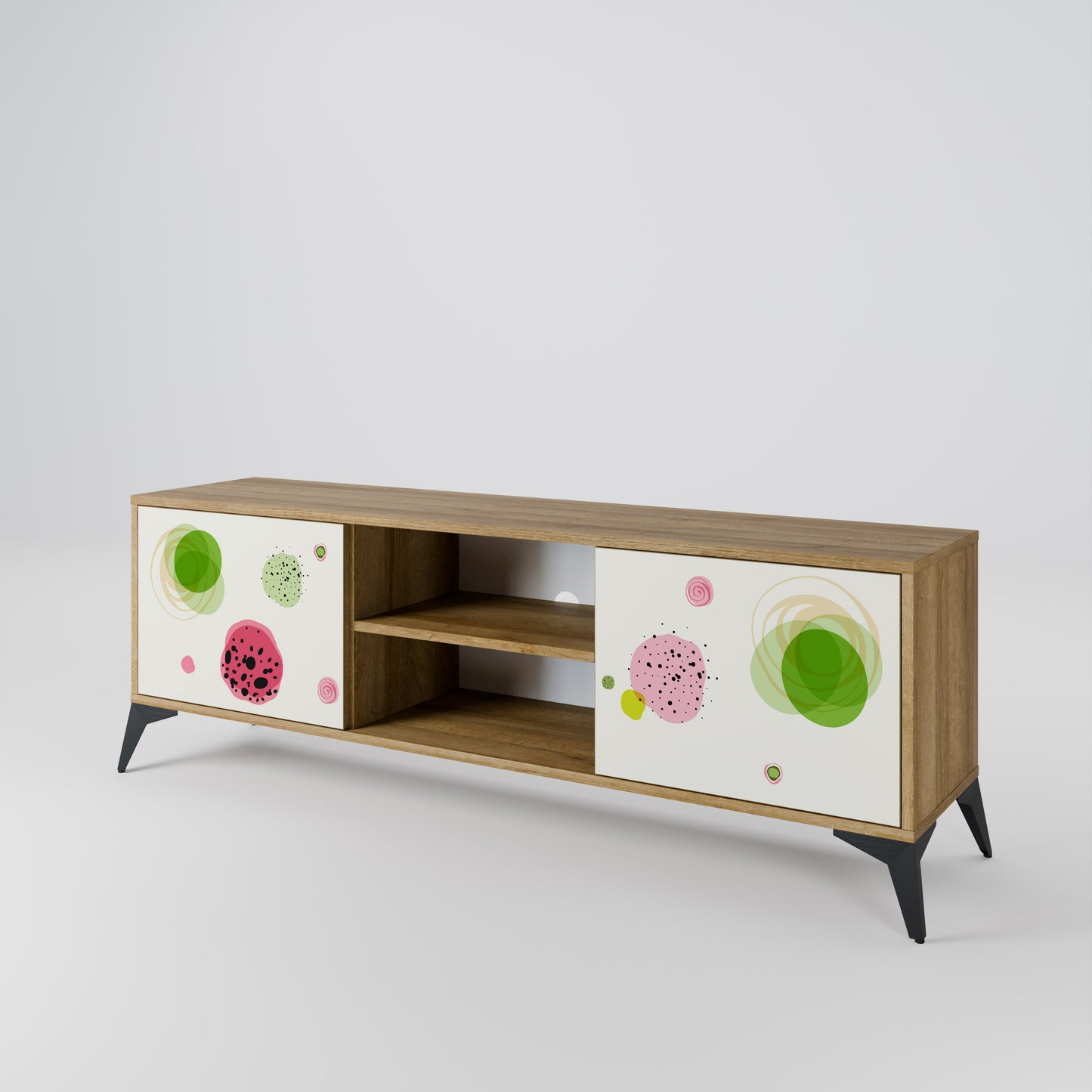 Mobile TV a 2 ante COLORFUL COSMOS in effetto rovere