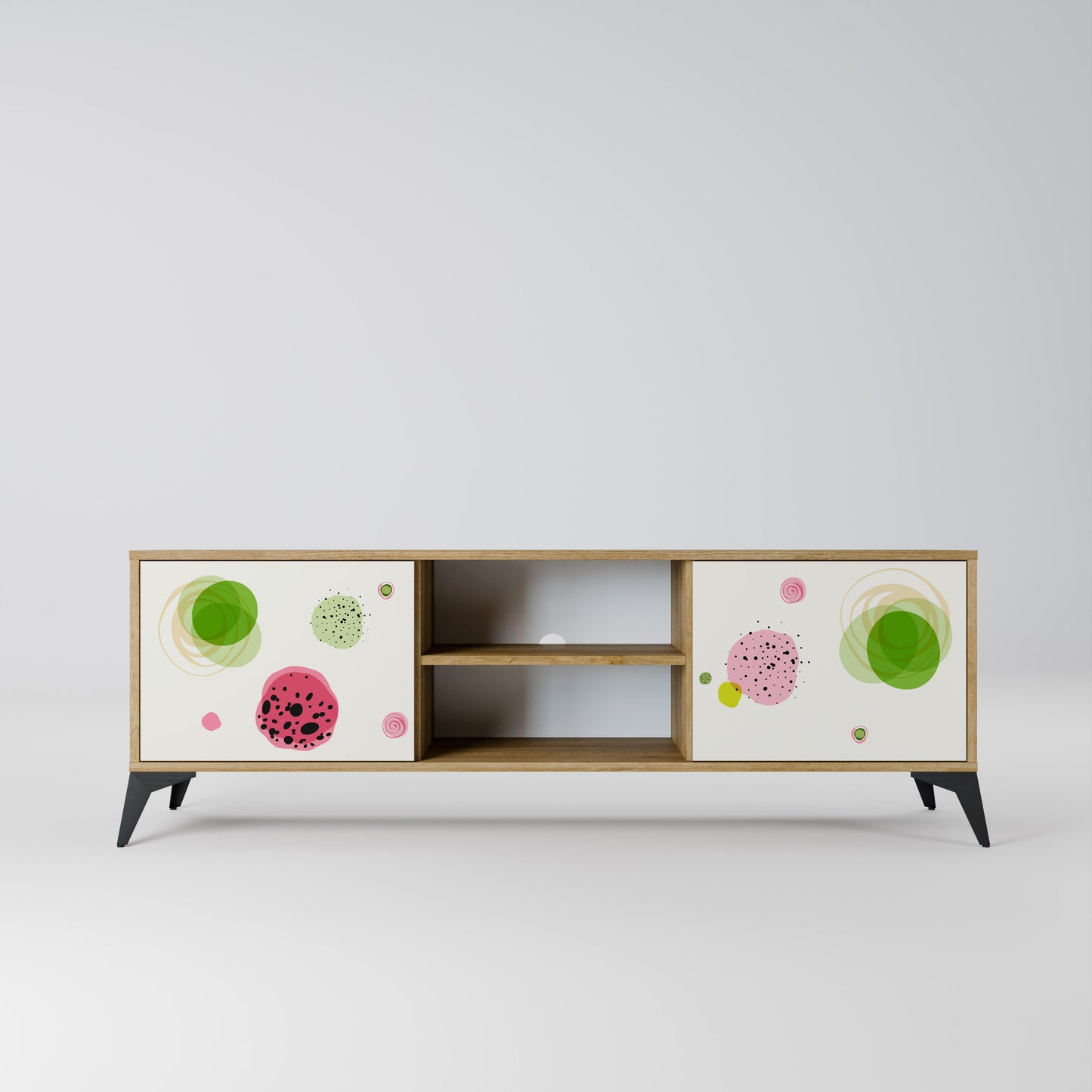 Mobile TV a 2 ante COLORFUL COSMOS in effetto rovere