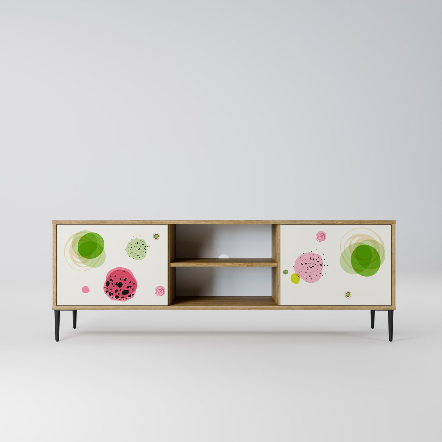 Mobile TV a 2 ante COLORFUL COSMOS in effetto rovere
