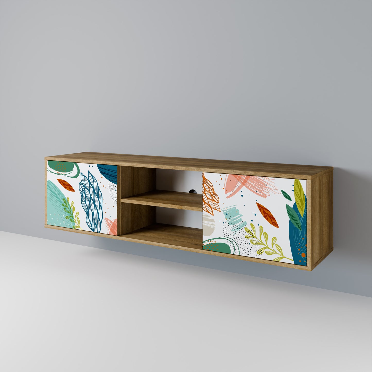 Mobile TV BOTANICAL HURRICANE a 2 ante in effetto rovere