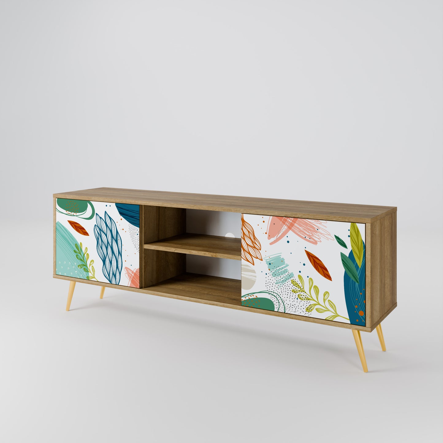 Mobile TV BOTANICAL HURRICANE a 2 ante in effetto rovere