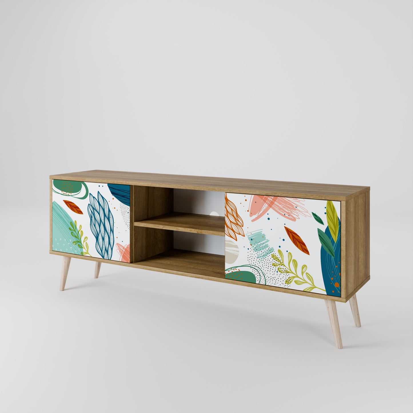 Mobile TV BOTANICAL HURRICANE a 2 ante in effetto rovere