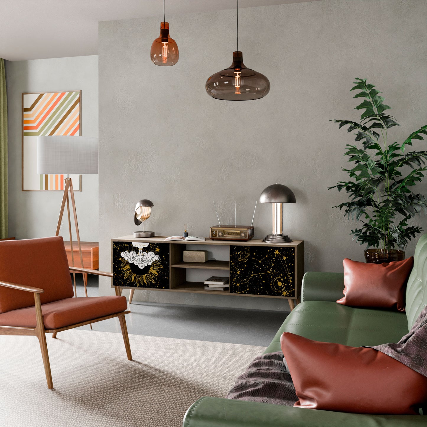 Mobile TV STELLAR CONSTELLATIONS a 2 ante effetto rovere