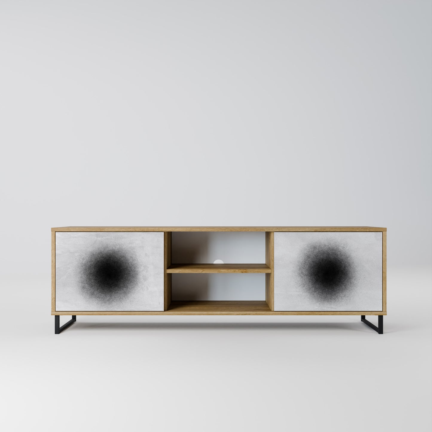 BLACK HOLE Mobile TV a 2 ante effetto rovere