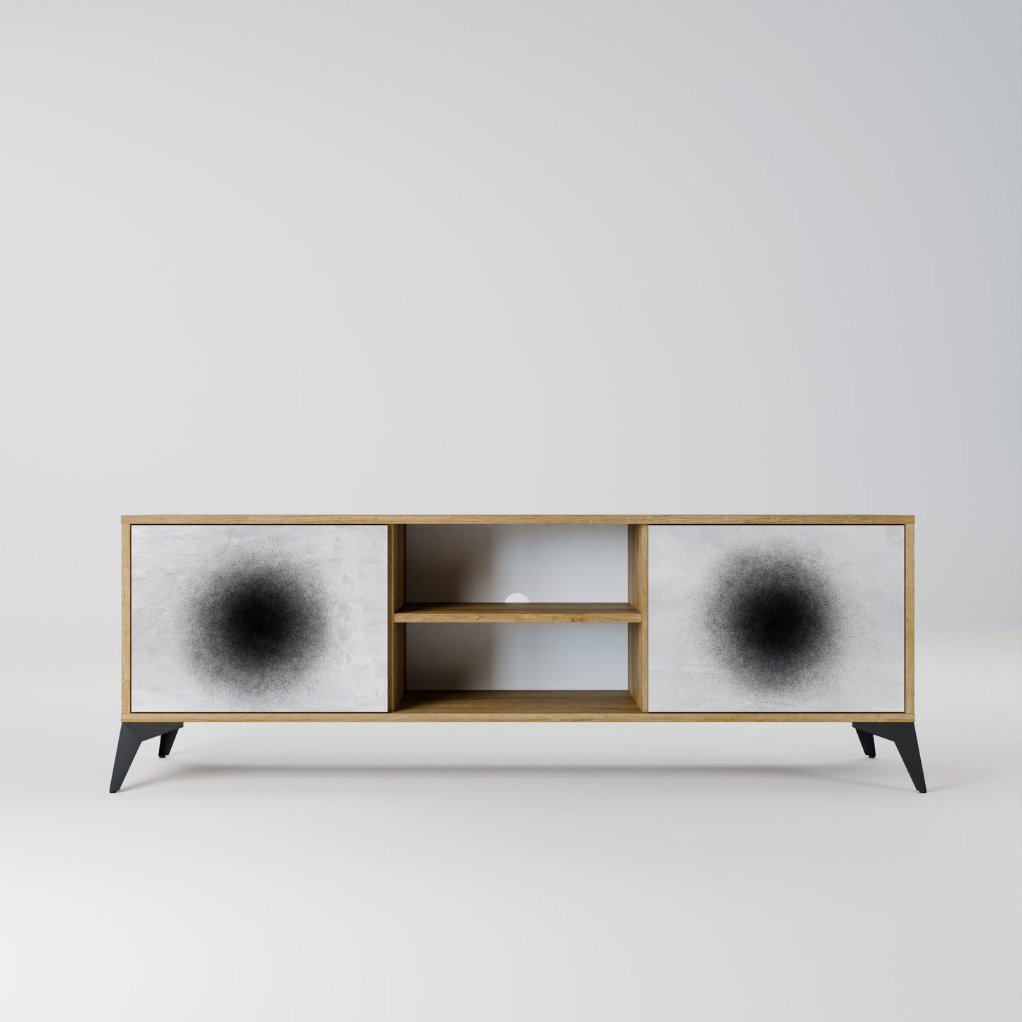 BLACK HOLE Mobile TV a 2 ante effetto rovere