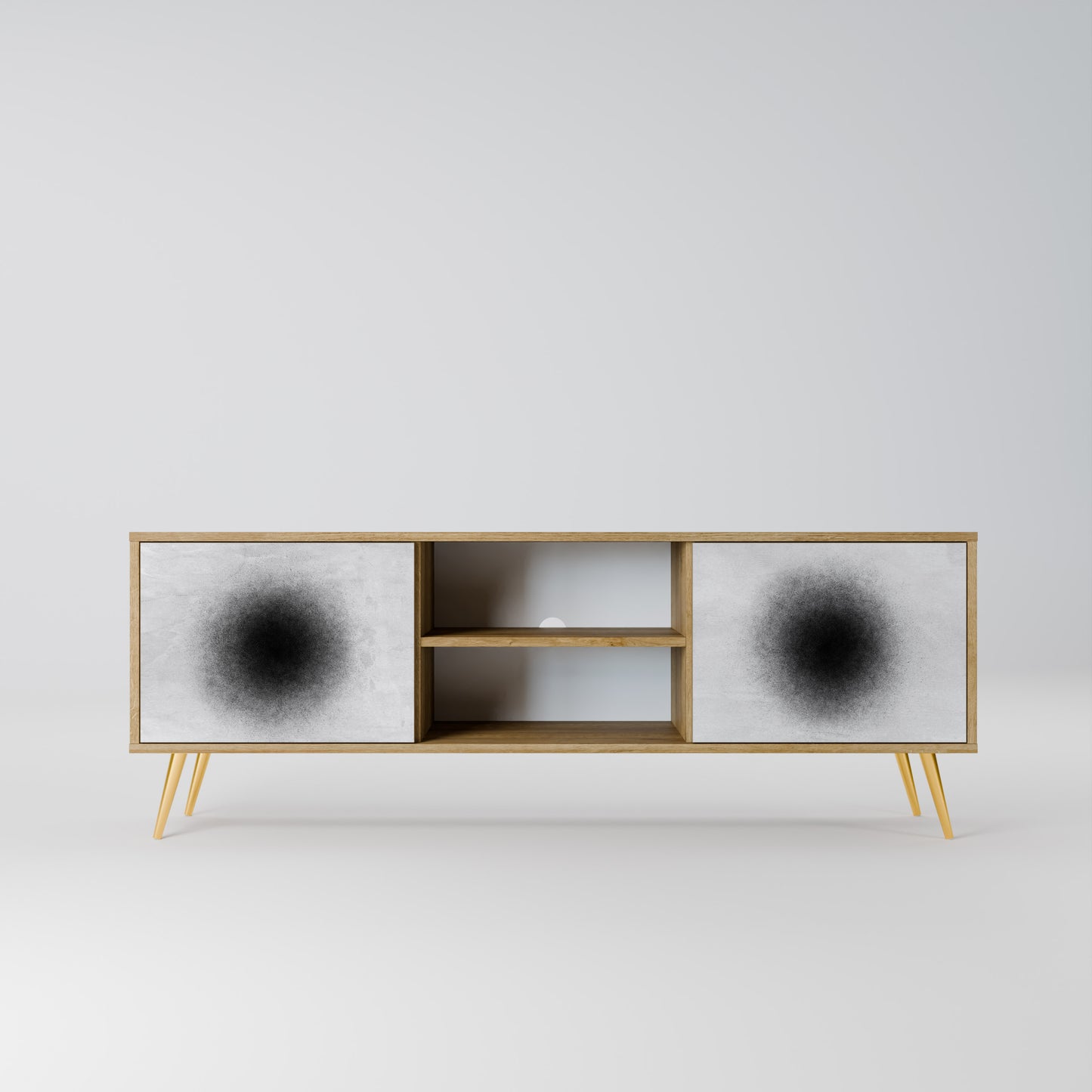 BLACK HOLE Mobile TV a 2 ante effetto rovere