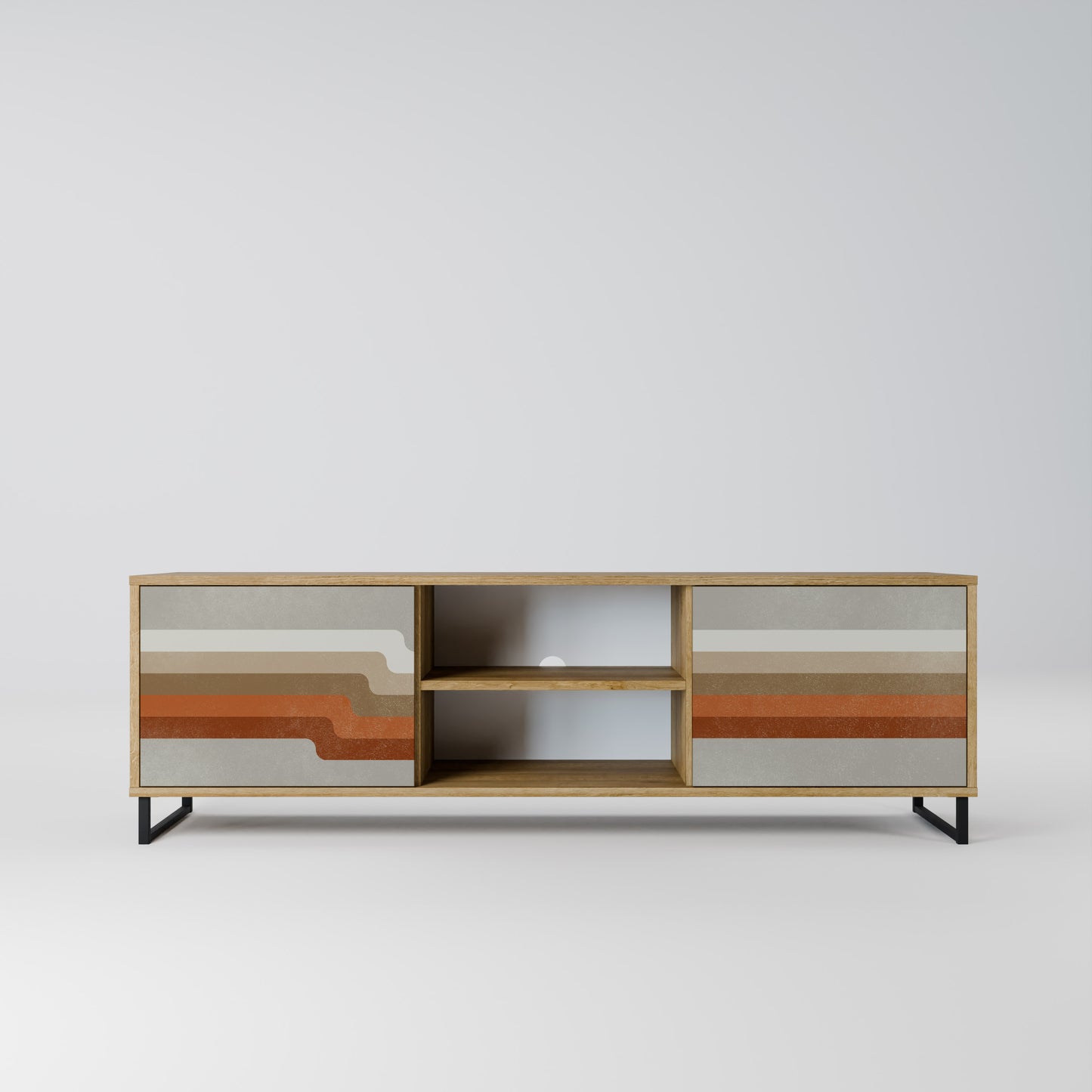 Mobile TV a 2 ante PECULIAR TRAIL in effetto rovere